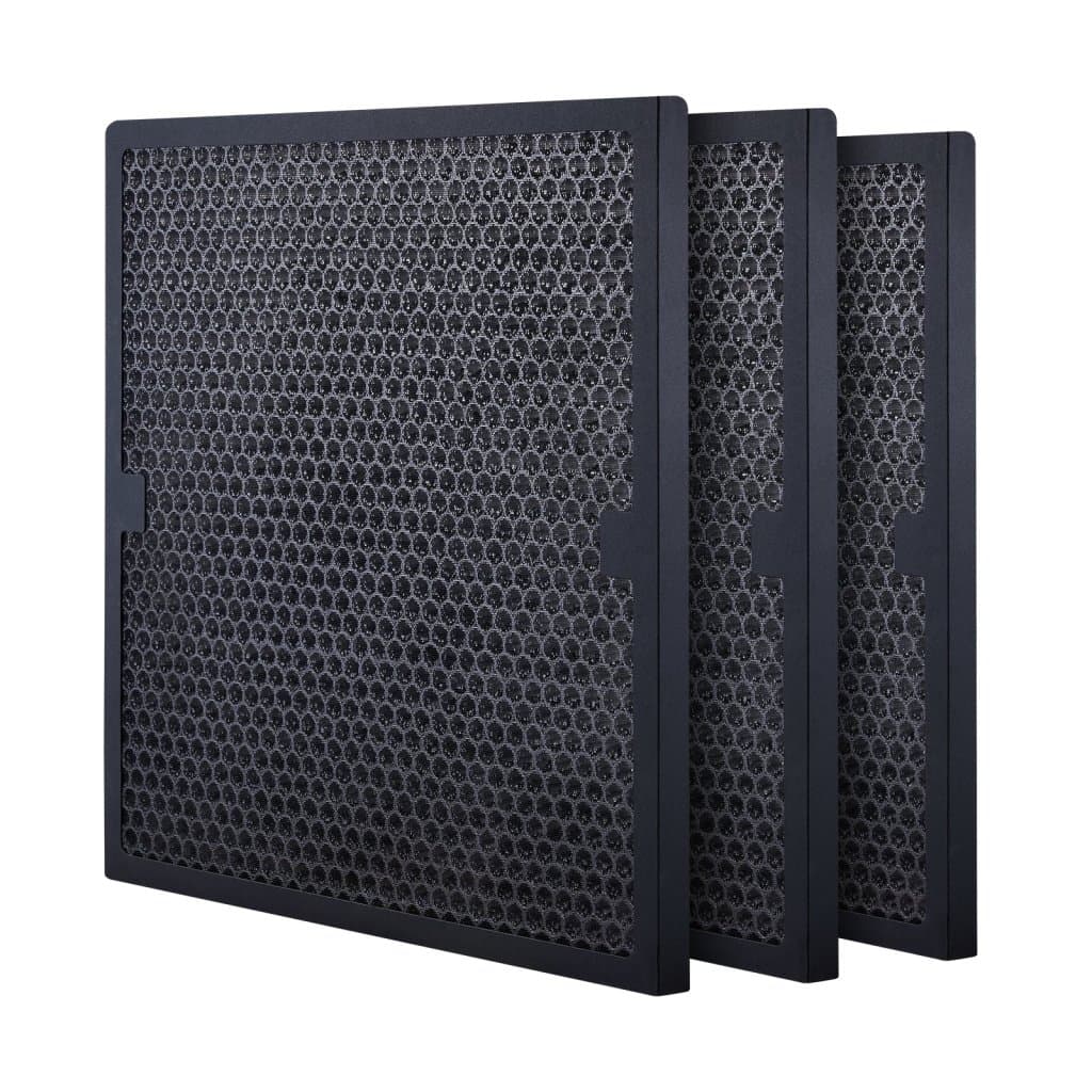 Aktív szénszűrők, 3 darabos csomag, 16" x 19"-os pót légszűrő, nagy hatékonyságú szűrők, 2. fokozat, kompatibilis a BlueDri készülékkel és mosógéppel, légtisztítók, vízkár-elhárító berendezések
