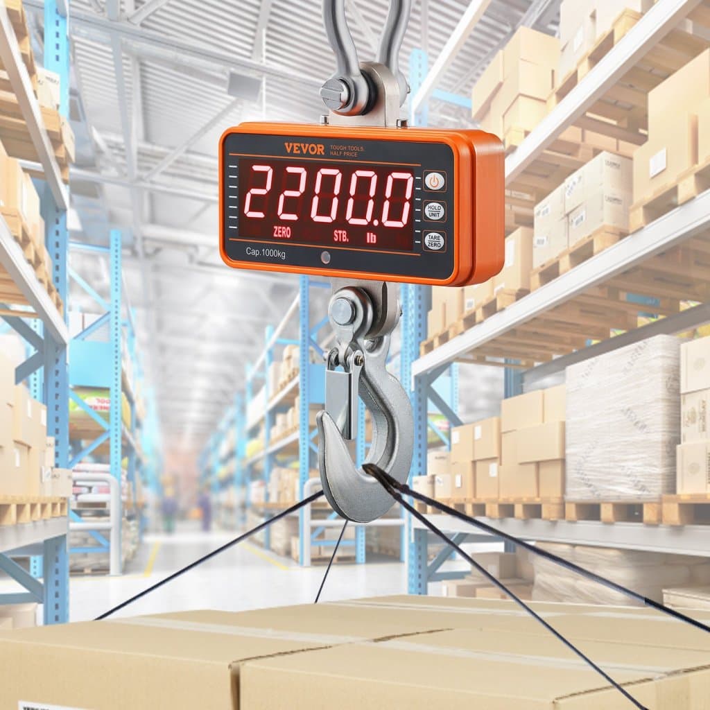 1000 kg-os digitális darumérleg távirányítóval