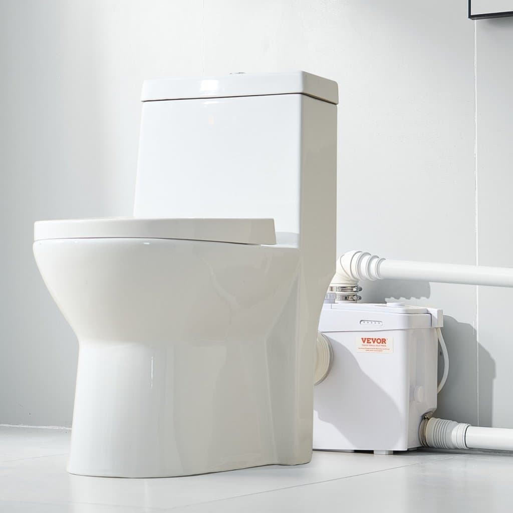 1200 W-os darálószivattyú, 48 GPM áramlás, 33 láb hosszú WC-fej, alagsori mosogató