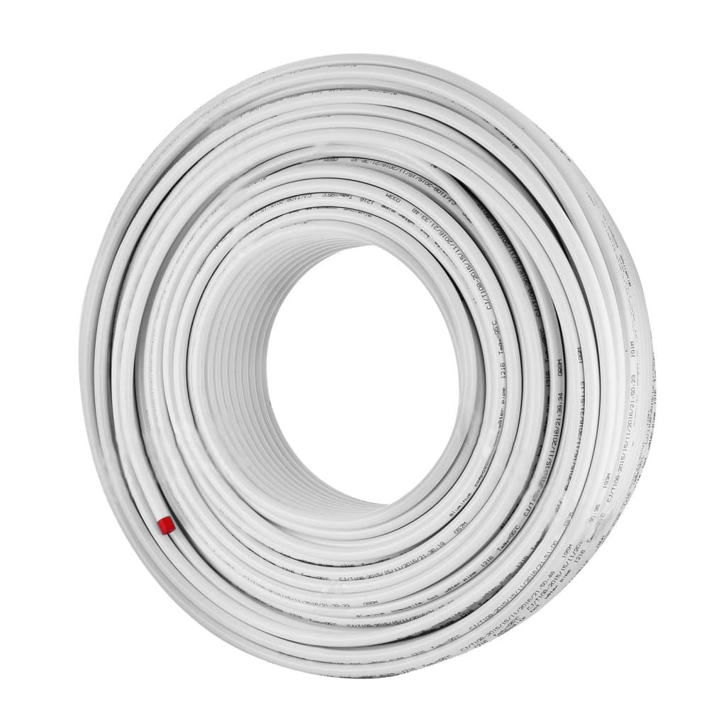 984 láb (333 m) hosszú, 1/2"-os PEX-AL-PEX cső oxigénzáró réteggel, PEX padlócsövek, padlófűtés, vízvezeték-szerelés, 300 m belső alumínium réteg, PEX cső (300 m)