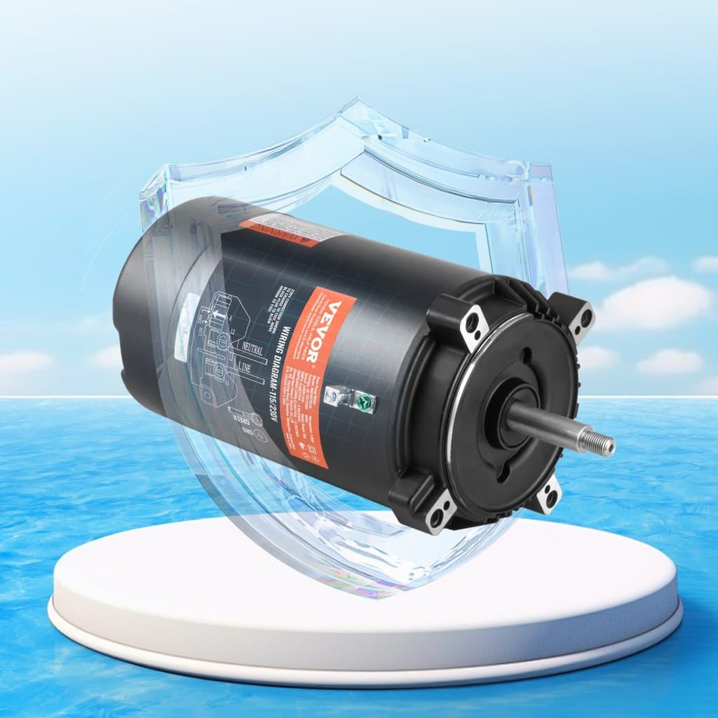 1 LE-s motor alaplap 115/230V 9,8/4,9A 56J 3450 rpm. Kondenzátor 90μF/250V