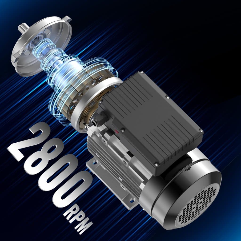 Elektromotor 2,2 kW 2800 rpm. AC 220~240 V 13,8 A 1 fázis 24 mm hřídel s perem