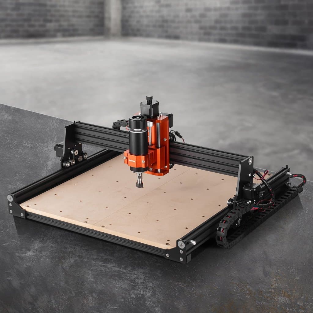 CNC marógép 300W gravírozó gép 400x400x60mm
