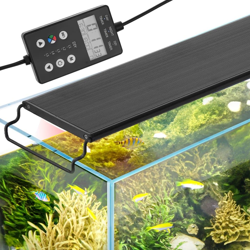 Teljes Spektrumú Akváriumvilágítás és LCD Monitor 24-30"-os Édesvízi Akváriumokhoz 22W