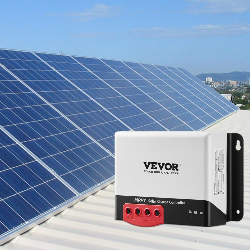 MPPT 30A napelemes töltésvezérlő, automatikus DC bemenet 12V/24V, napelemes töltésvezérlő Bluetooth modullal, 98%-os töltési hatékonyság lezárt (AGM), zselés, elárasztott és lítium akkumulátorokhoz