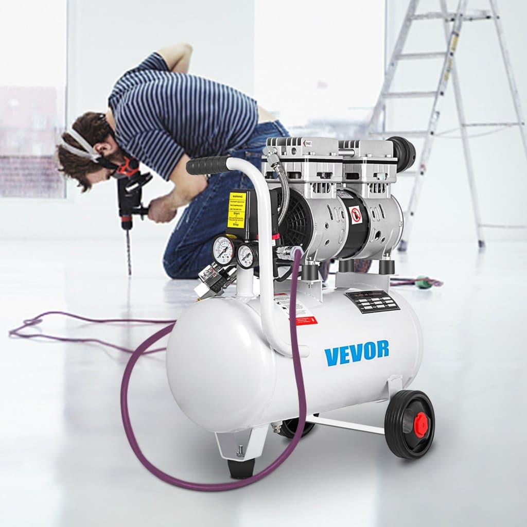 750 W-os, 25 literes olajmentes légkompresszor