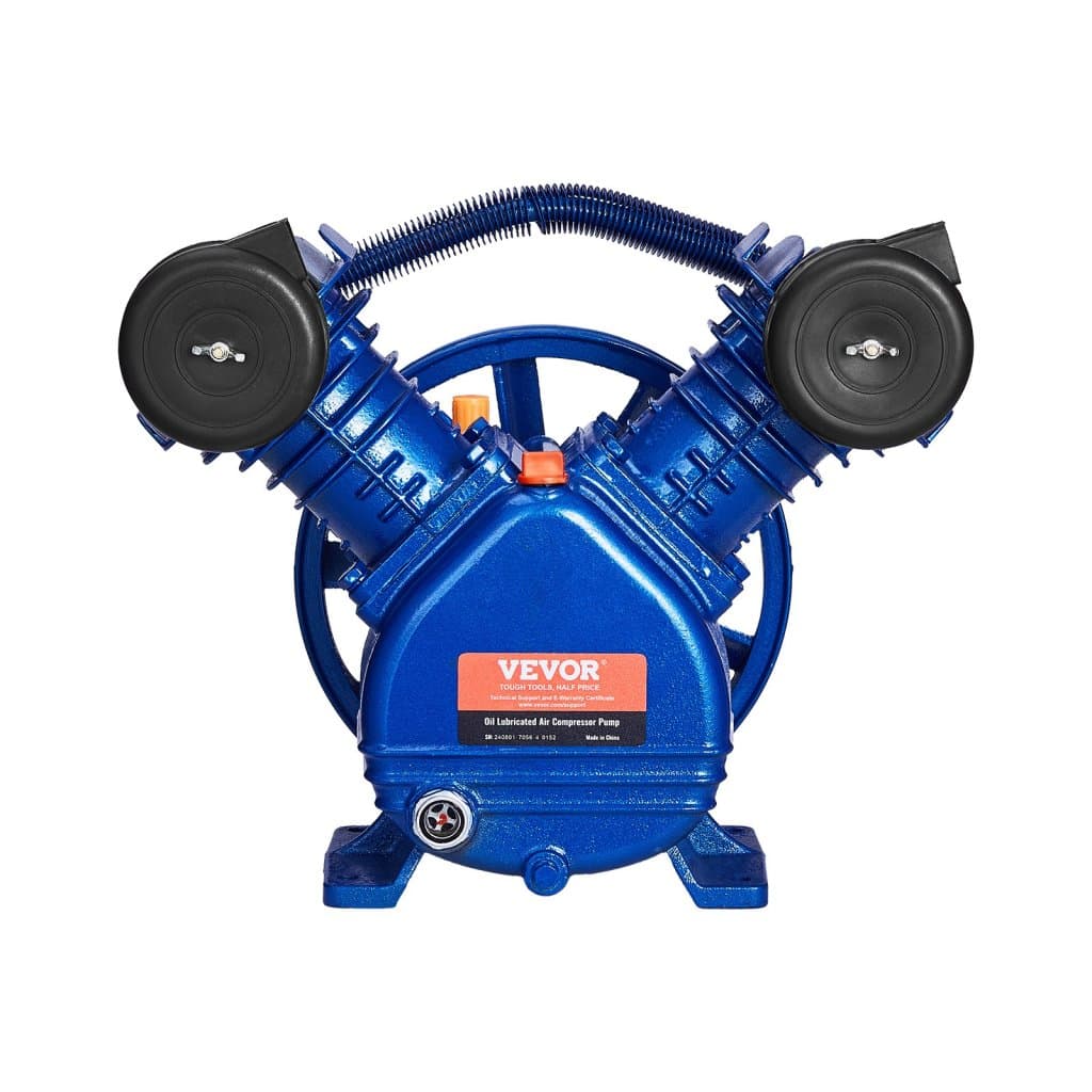 3HP 6.25CFM @ 90PSI légkompresszor szivattyú 2 hengeres dugattyús szivattyúfejjel