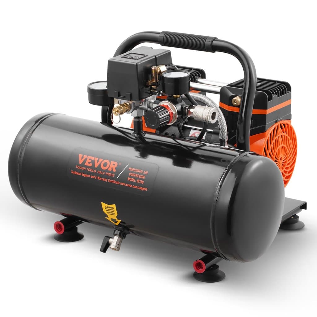 Légkompresszor Kompakt hordozható olajmentes kompresszor 2 gallon 8 bar