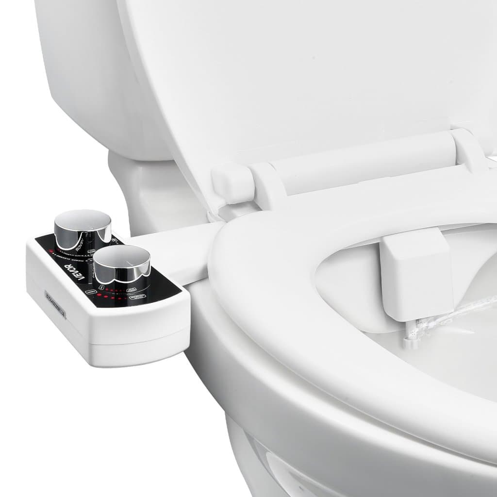 Bidé WC-ülőke, nem elektromos, dupla fúvókával, állítható nyomással