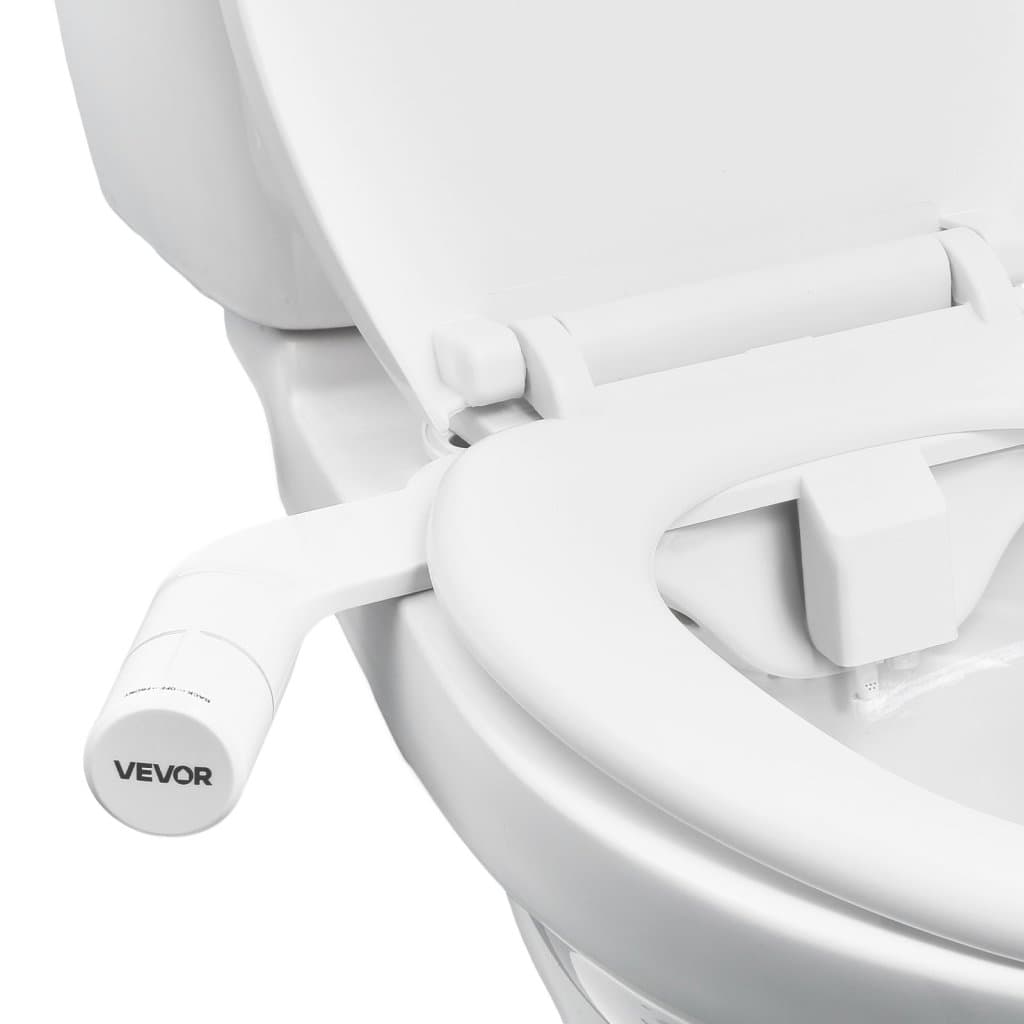 Bidé WC-ülőke két fúvókával, állítható nyomással, elektromos áram nem szükséges