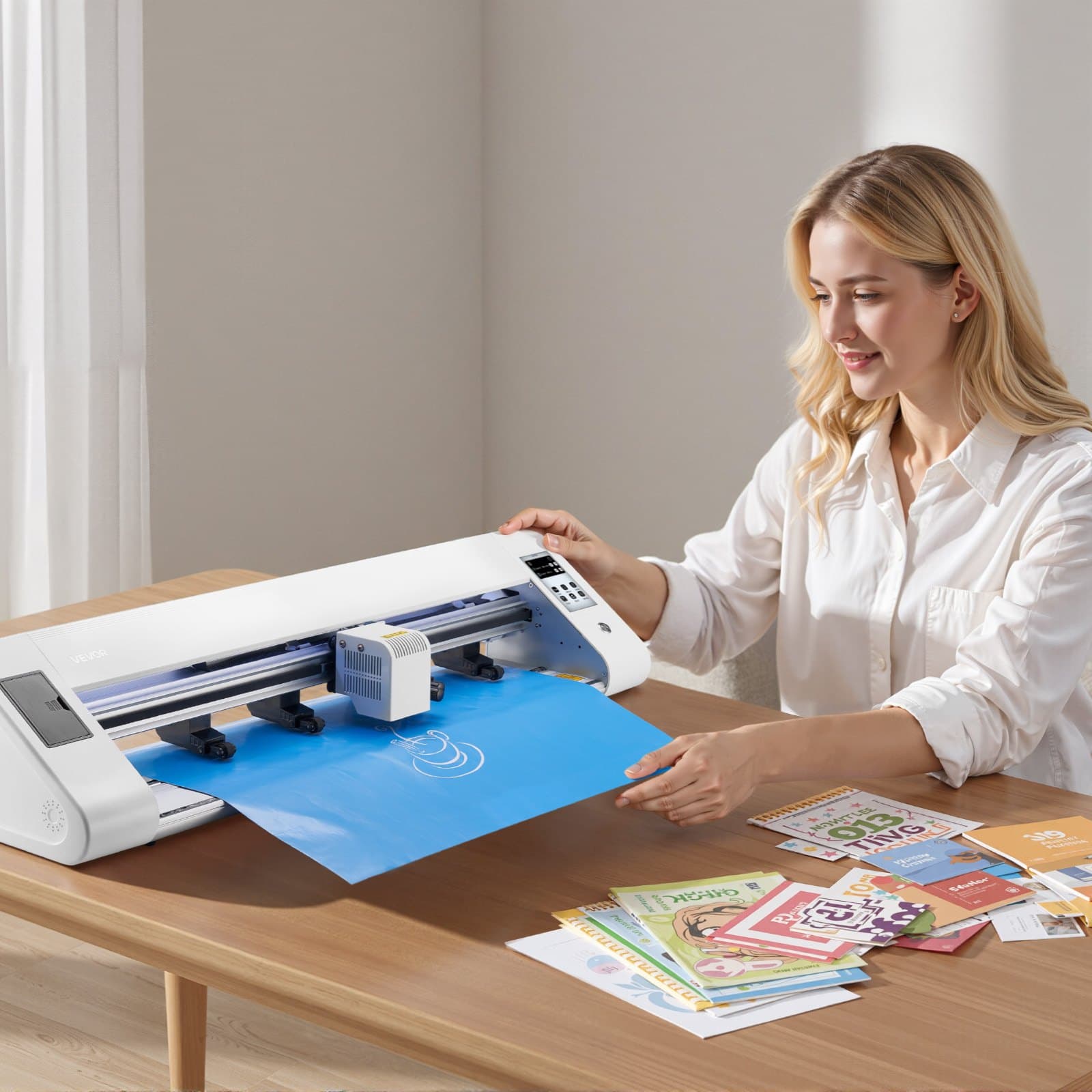 Vágógép Vinil vágógép Automatikus élérzékelés 2 pengés típus