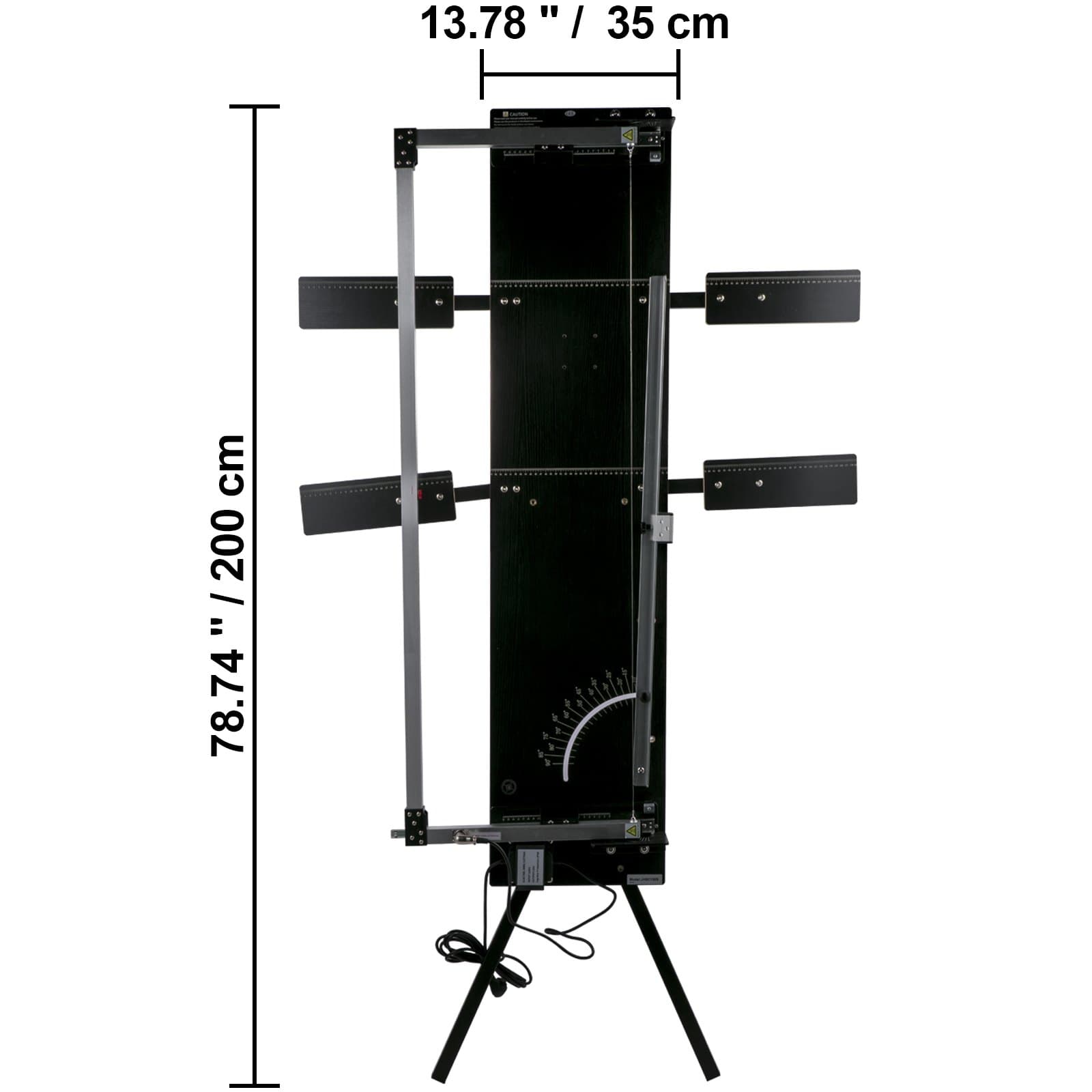 Hungarocell vágógép 42 cm Max. vágási vastagság Habvágó 134 cm Max. vágási hossz Forródrótos habvágó 0-90° Hungarocell vágó Hat fűtőszál állvánnyal habok vágásához Gyöngypamut