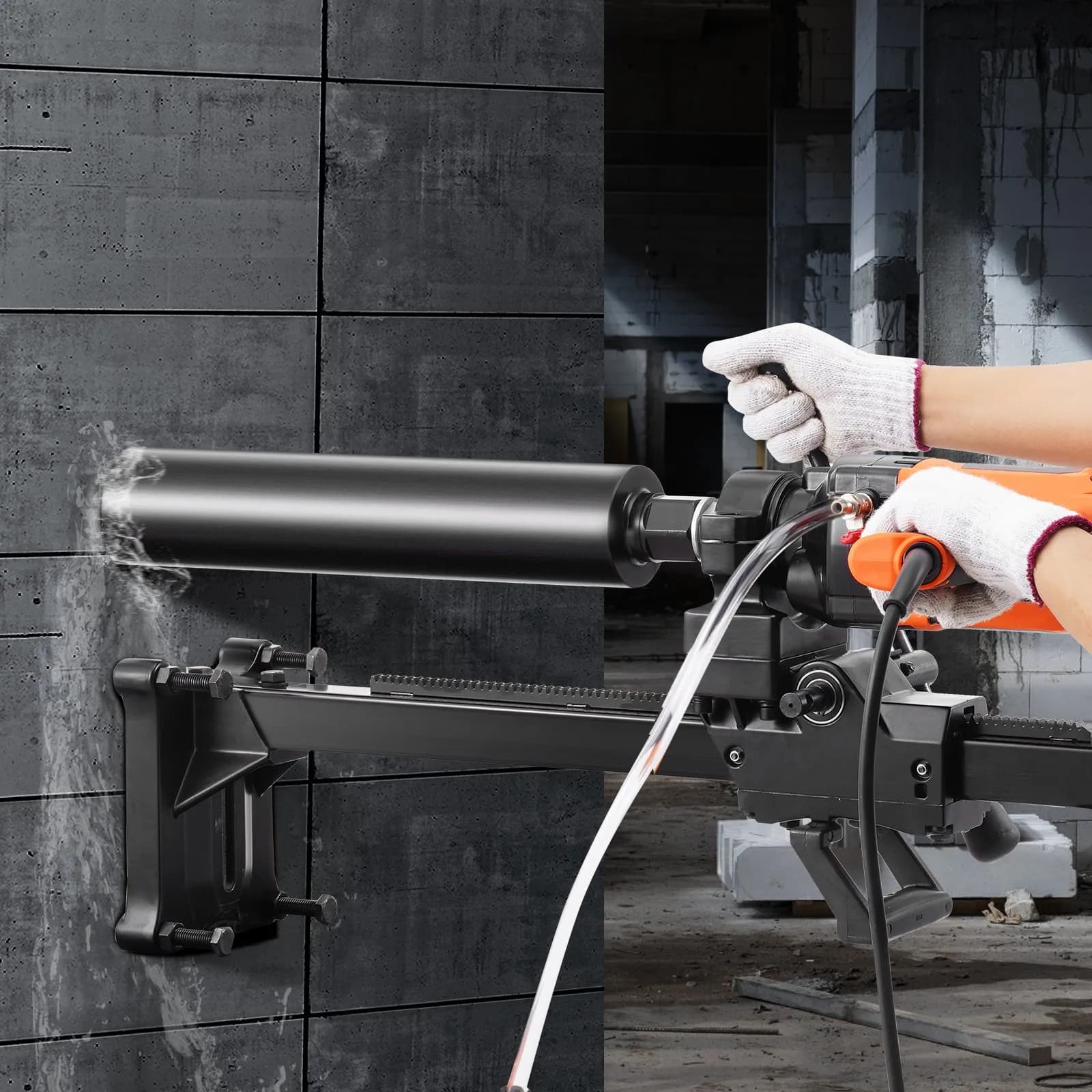 Magfúró gép 2,03-18 cm átmérőjű 2600 W kézi és állványos magfúró berendezés