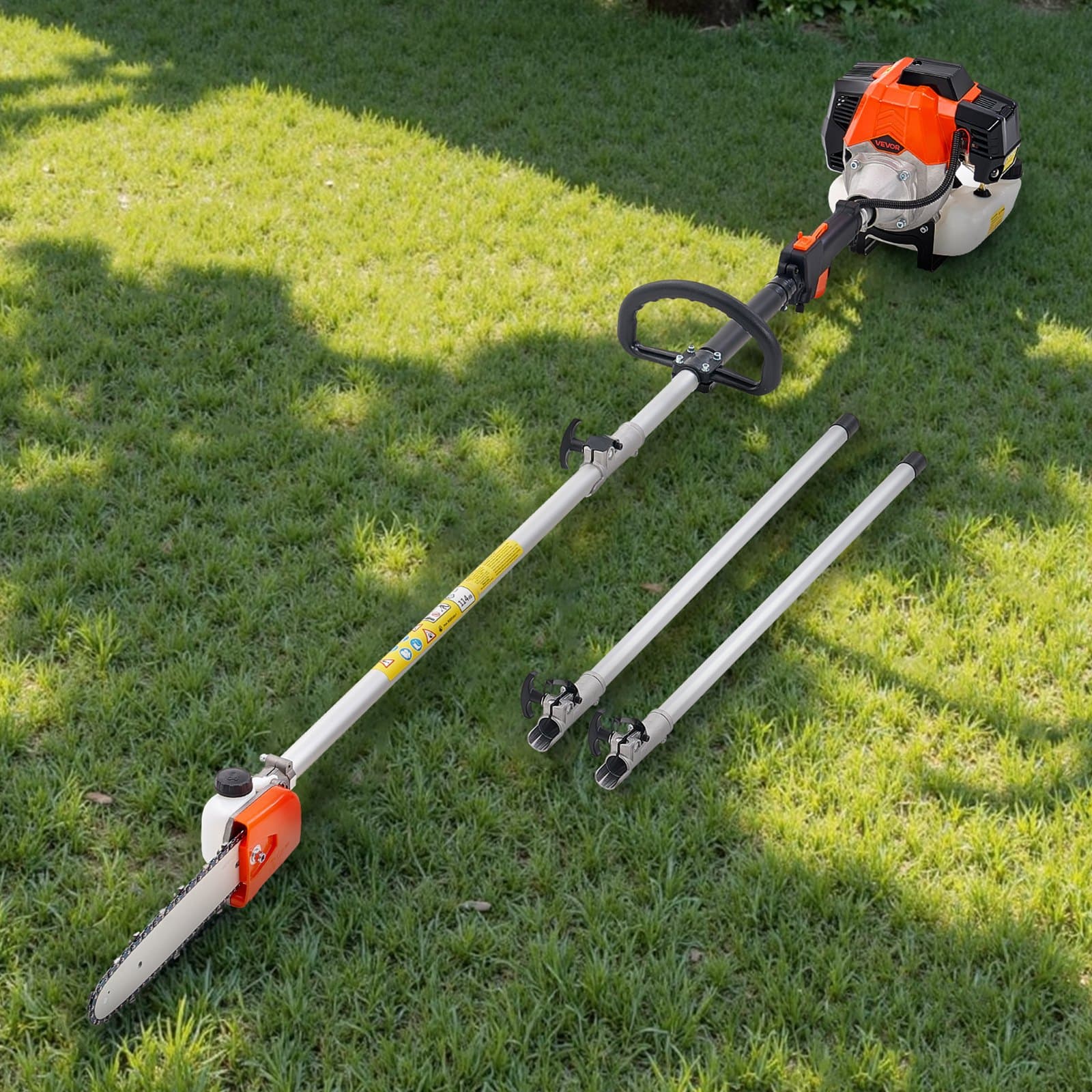 Benzinmotoros ágvágó 43 cm³-es, 2 ütemű, akkus favágó, 25 cm-es vágórúddal