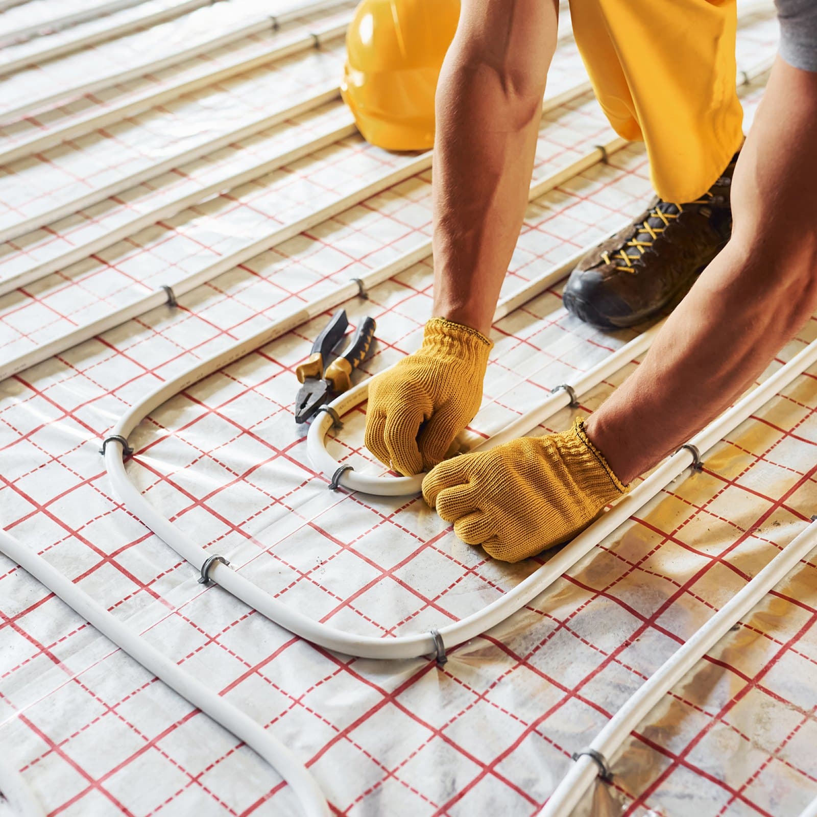 PEX-AL-PEX cső, 200 m, 16 mm átmérőjű alumínium-műanyag kompozit cső Oxigénzáró padlófűtés PEX cső, 2 mm vastagságú padlófűtés belső alumínium réteg PEX cső Cső