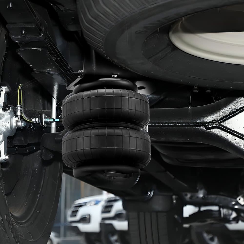 Légzsák-felfüggesztés készlet, Légrugók-felfüggesztés készlet, kompatibilis a 2007-2018-as Chevrolet Silverado 1500 és GMC Sierra 1500 2WD 4WD modellekkel, 5000 font terhelés, 5-100 PSI