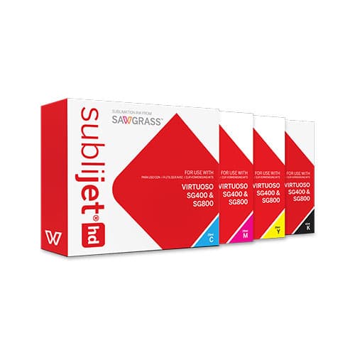 SubliJet HD Virtuoso SG-400/800-hoz, 29 ml/42 ml patronok, különböző színek