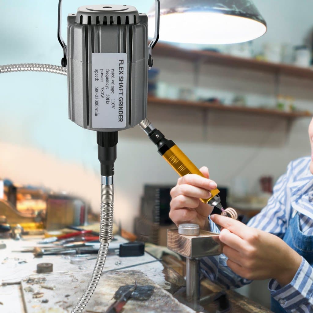 Függesztett csiszológép 131 db Ékszer polírozó kellékek Csiszolás