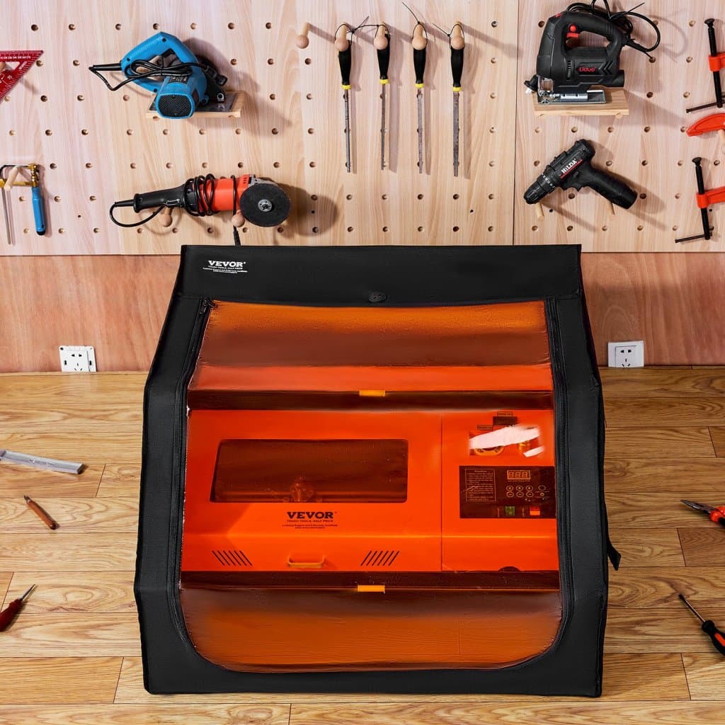 Lézergravírozó gép burkolat 800x800x500mm tűzálló