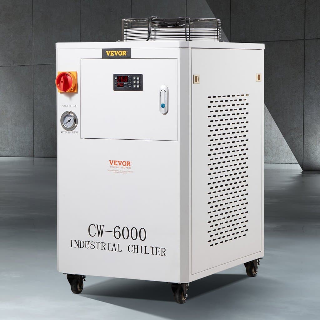 Ipari vízhűtő 1500 W 15 literes kompresszorral
