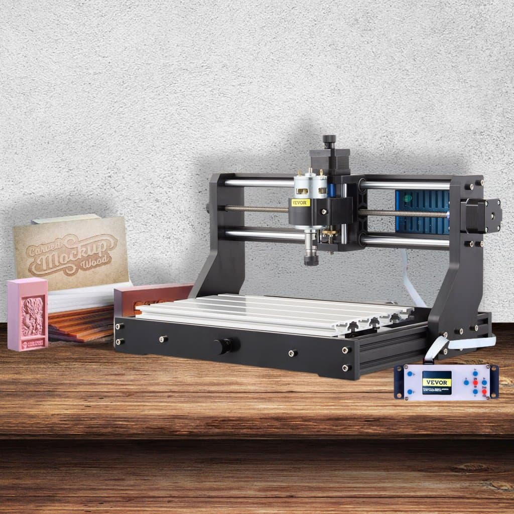 CNC 3018 Pro 300×180×45 mm CNC gép GRBL vezérlésű mini gravírozógép offline vezérlővel, 3 tengelyes gravírozógép műanyag, akril, PVC, fa faragásához, marásához