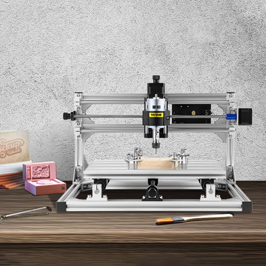 tengelyes CNC gravírozó marógép 3018 Grbl vezérléssel 300X180X45mm fa és PVC fröccsöntéshez (alap)