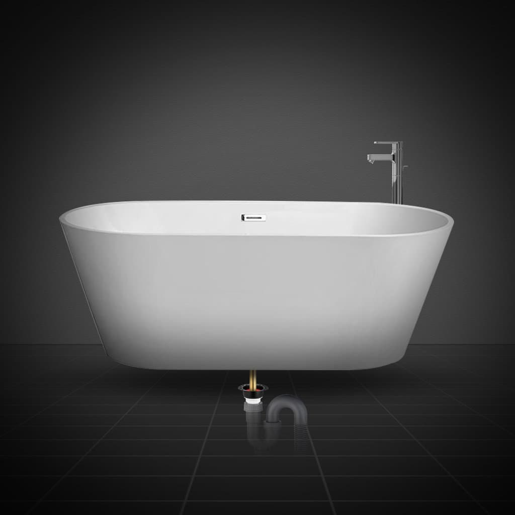 Szabadon álló kád lefolyókészlet. Szabadon álló kád lefolyókészlet PVC adapterrel.