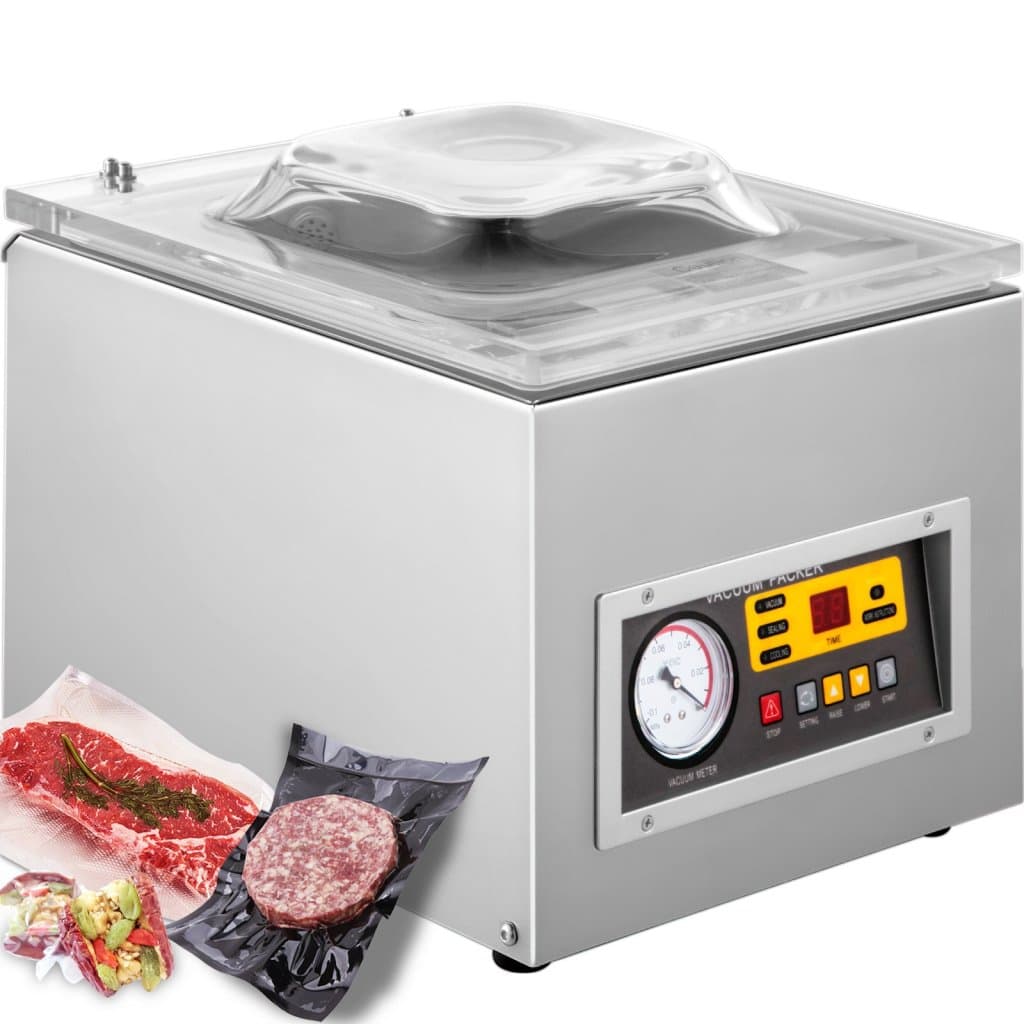Kereskedelmi 120 W-os élelmiszer-vákuumos csomagológép