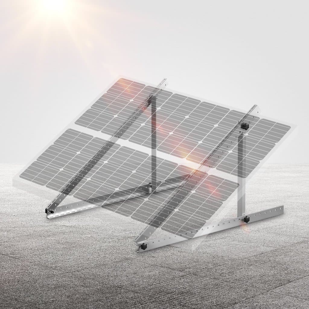 45 hüvelykes napelemes rögzítőkonzolok, állítható dőlésszögű konzolok 0 - 90°, 2 darabos készlet