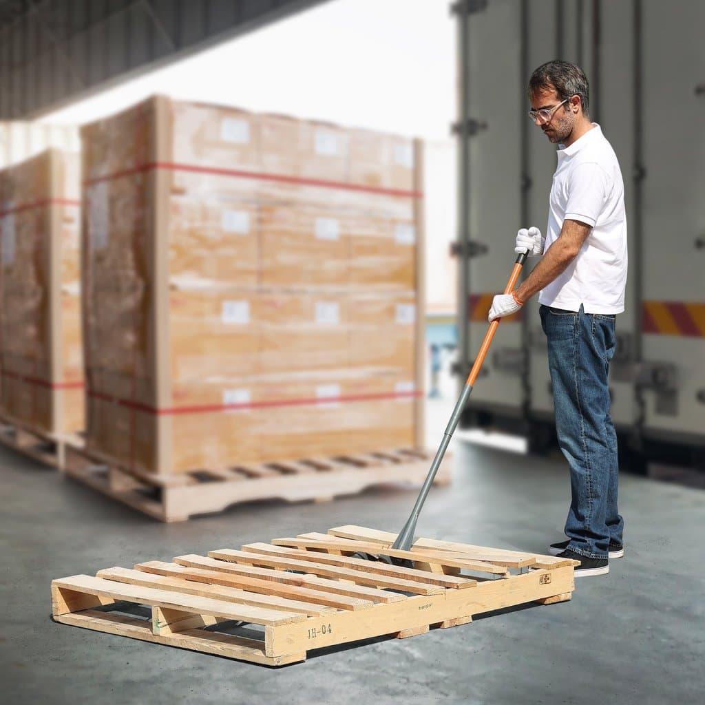 Raklaptörő, 50 hüvelykes nyél, 2000 font teherbírás, Q235 szénacél, tartós teraszbontó szerszám, fa raklap bontó szerszám, feszítővas a hatékony és egyszerű teraszeltávolításhoz