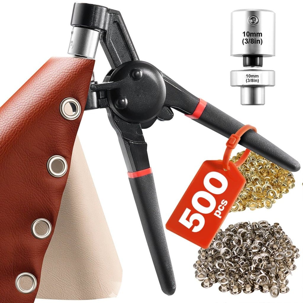 500 db-os fém gyűrűs szerszámkészlet, 10 mm-es, arany és ezüst színben