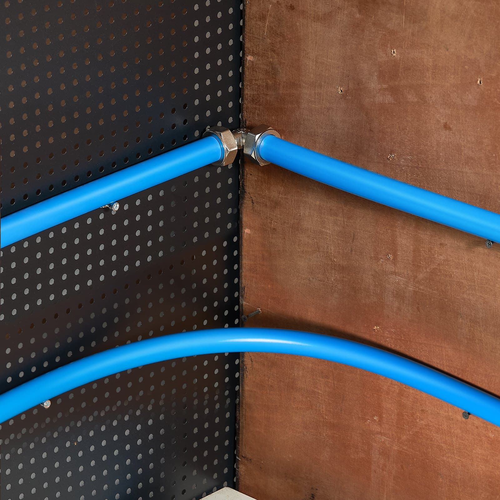 Légkompresszor csőkészlet 3/4'' x 100FT HDPE/alumínium légcsőrendszer kék