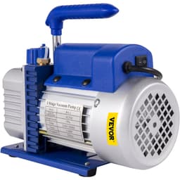 3 CFM 1/4 LE egyfokozatú vákuumszivattyú, 3 gallonos (13 literes) vákuumkamra-készlet, HVAC klímaberendezés hűtőkészlet - miniatúra 5