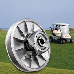 Golfkocsi nagy nyomatékú tengelykapcsolóval Club Car DS és Precedent modellekhez 1997-től újabb Club Car 4 ütemű benzinmotoros golfkocsi modell, ezüst - miniatúra 1