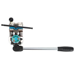 Fékcső-tágító szerszám, 45 fokos, szimpla, dupla és buborékos tágítás 3/16", 1/4", 5/16" és 3/8" csőmérethez, lágy fémekhez és rézvezetékekhez alkalmas - miniatúra 4