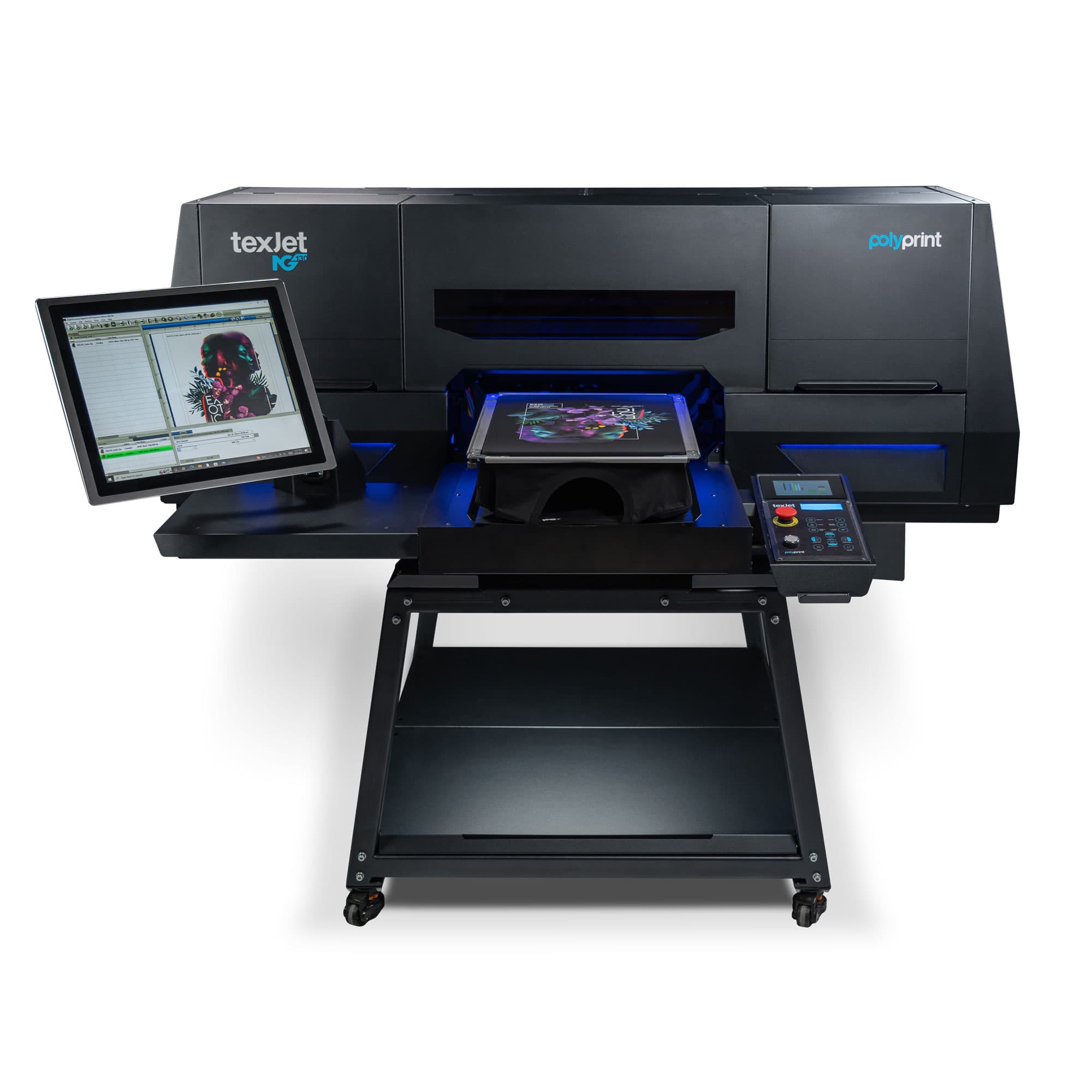 DTG textilnyomtató rendszer TexJet NG 130 3 x Epson® I3200-A1 (2 x CMYK / 1 x fehér)
