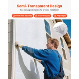 Házburkolat, 2740 x 45720 mm, 0,13 mm vastag párazáró, strapabíró műanyag fólia szakadásálló, ereszthető szövetből készült párazáró bevonattal lakossági és kereskedelmi építkezésekhez, fehér - miniatúra 9