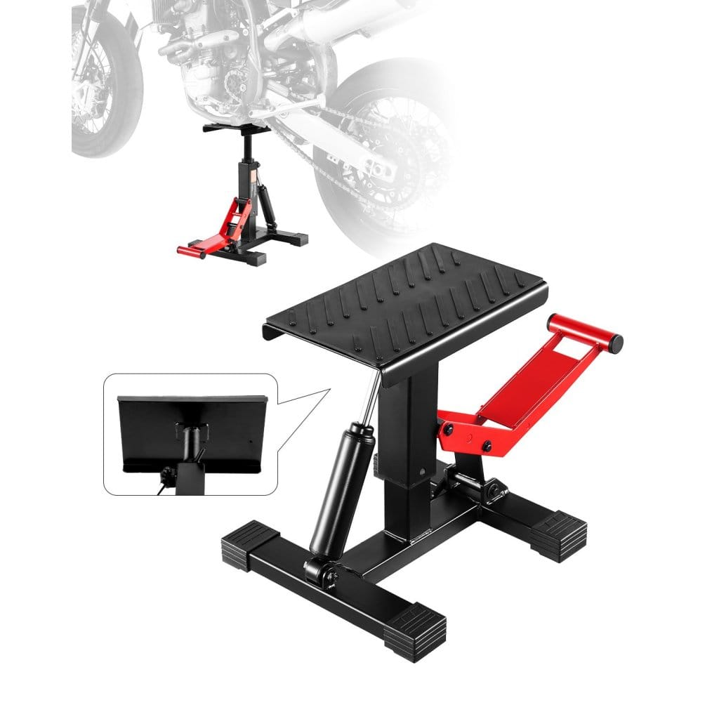 Terepjáró motorkerékpár-emelő, állítható hidraulikus motorkerékpár-emelő, 180 kg