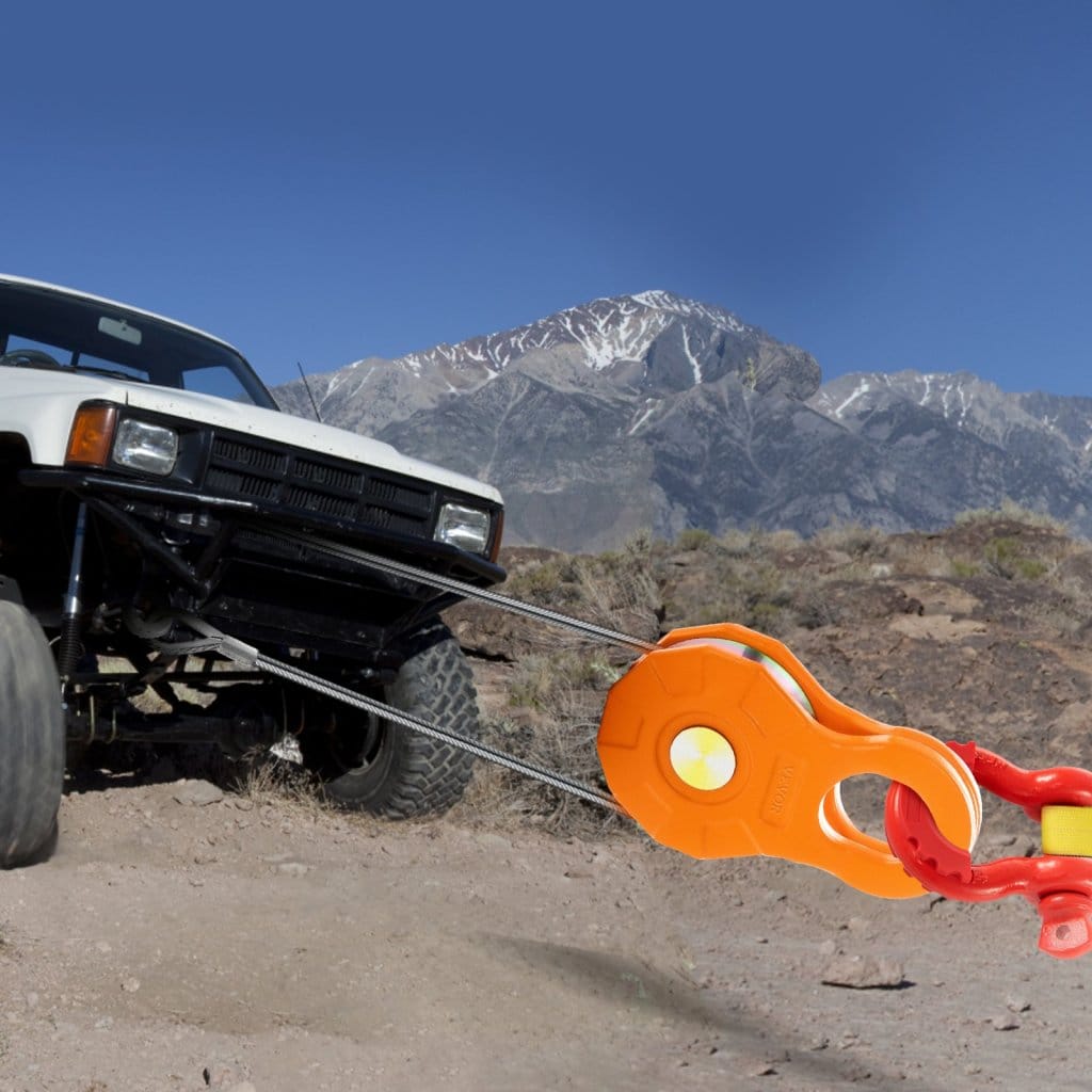 Csörlőgörgő 14 mm-es szintetikus kötélhez vagy puha kengyelekhez