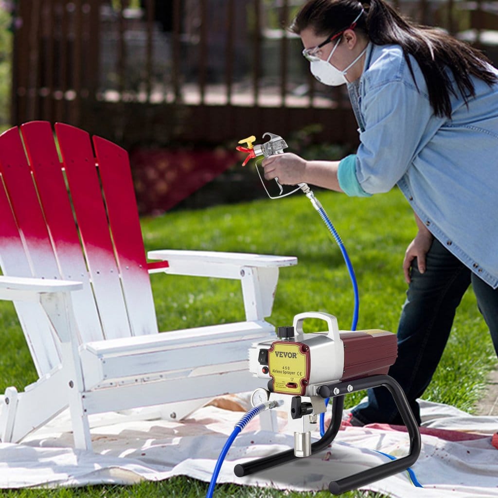 1800 W-os professzionális légmentes fali és mennyezeti szórópisztoly