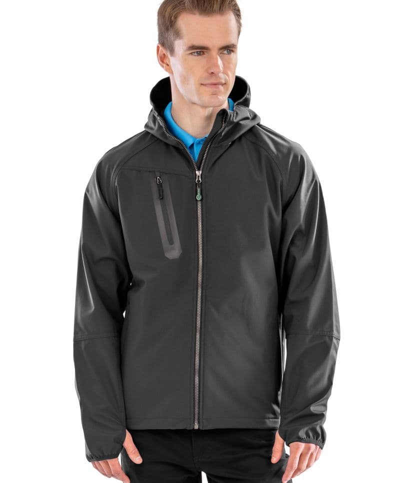 Result Recycled | R 909X - Uniszex 3 rétegű softshell kabát kapucnival