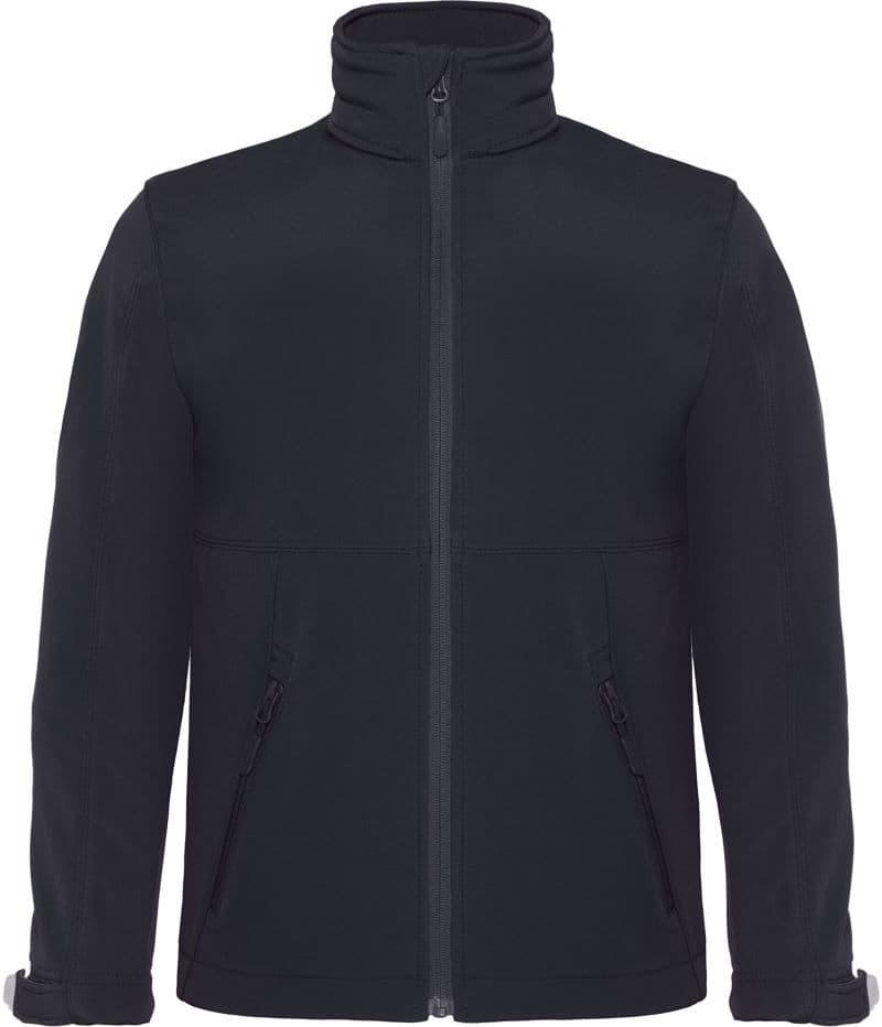 B&C | Hooded Softshell /kids - Gyerek 3 rétegű softshell kabát